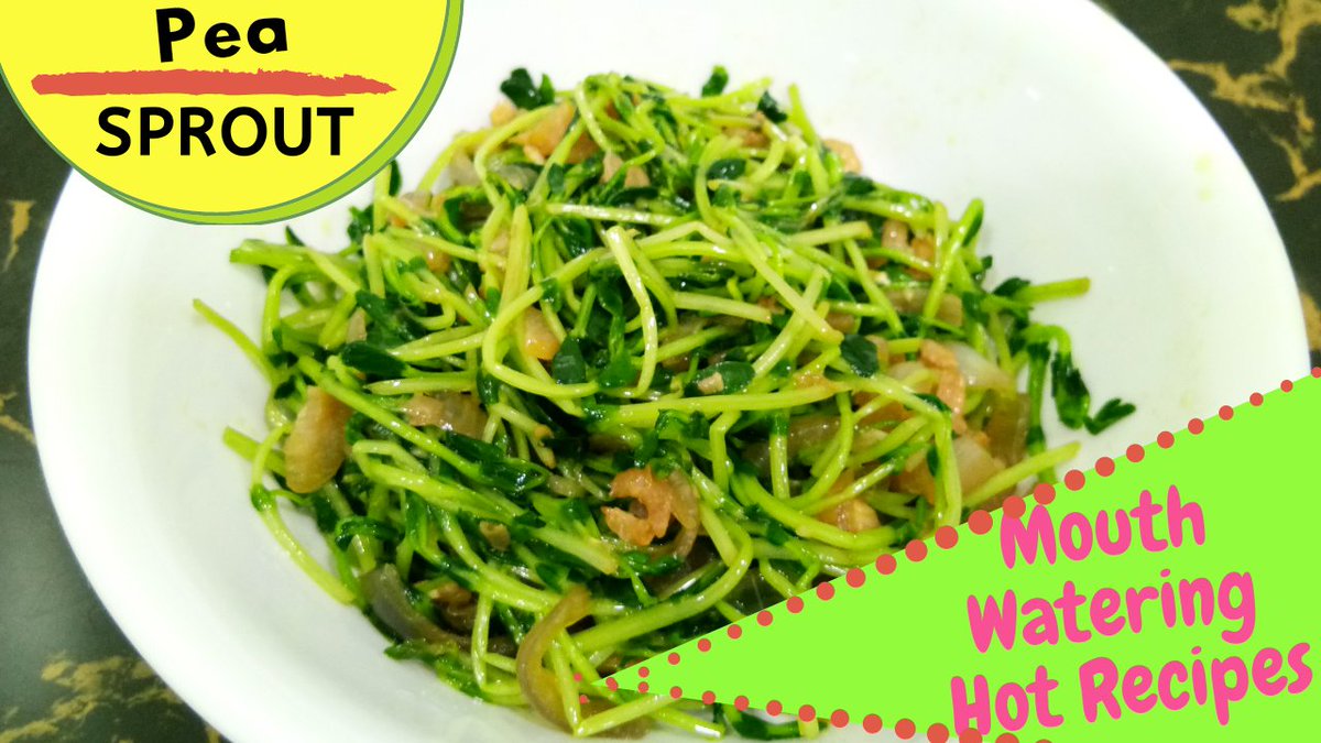 Mouth Watering Hot Stir Fry Pea Sprout. A new food porn for all of you. 
youtu.be/rNakT4j48fI