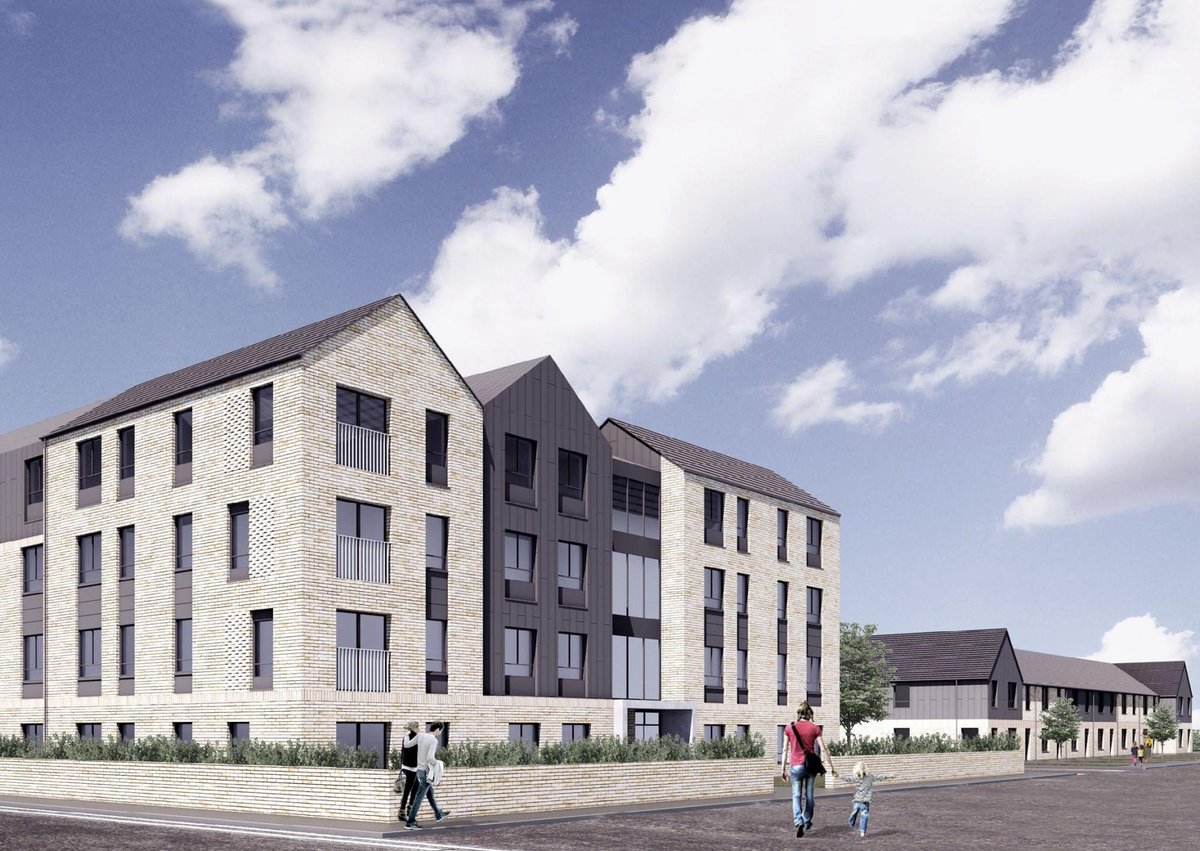 Scheme update @HubWestScotland: work has begun on new #affordable homes at Tom Johnston House. More info can be found: bit.ly/3hv2FgK #Scotland #affordablehousing #Kirkintilloch