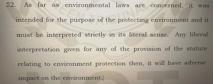 In its judgement announced on Sep 30, 2020, NGT’s bench of Justice K. Ramakrishnan & expert member Saibal Dasgupta set aside the CRZ clearance – it noted that authorities were not justified in considering project & granting the CRZ clearance.