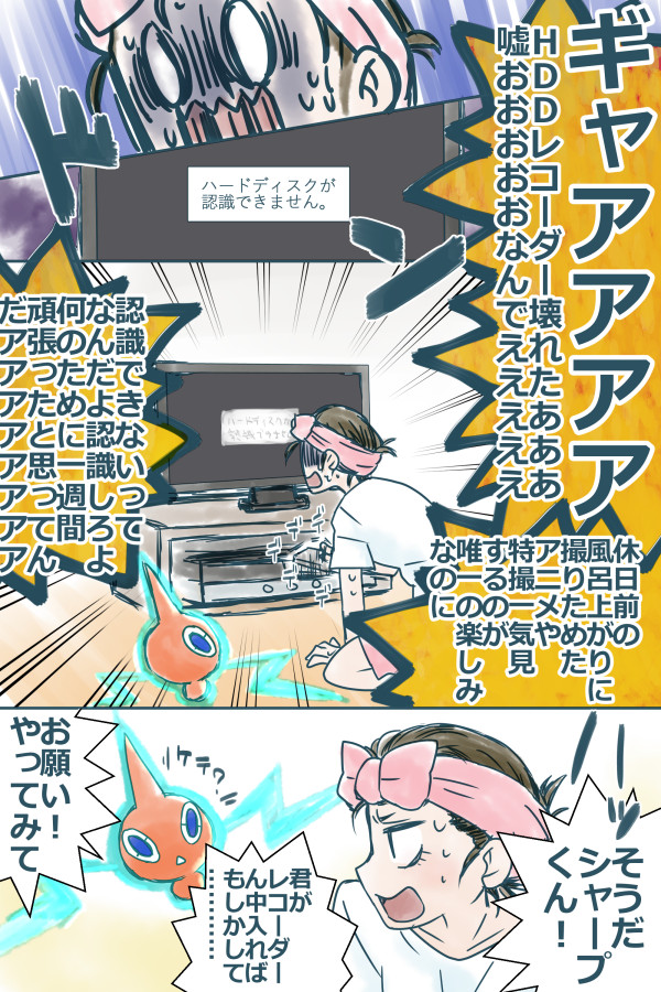 アニメ・特撮鑑賞が趣味のOLと、家電に入ってイタズラするのが趣味のロトム
#ポケモンと生活 