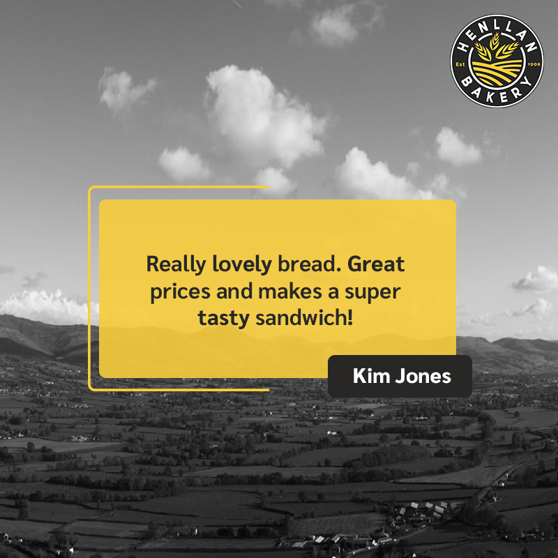 HenllanBakery's tweet photo. Thanks to Kim Jones for this great review on our Facebook page!
If you'd like to leave us a review, go here π https://t.co/FemxksNQxP
#HenllanBakery #WelshBakery #Reviews #bread https://t.co/OWhflutfaa