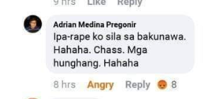 gramntflco's tweet photo. TW///

The audacity to call j "reyna ng g*ahasa" tapos ikaw nagsasabing "ipapa-r*pe ko sila" 

hello @KabataanPL ?? https://t.co/wC97NxQaQX