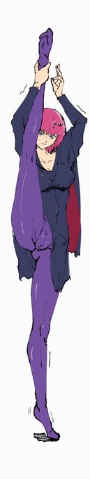 部下の見ていないところでI字バランスするハマーンさま 