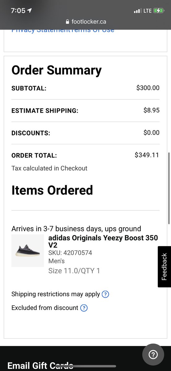 yeezy footlocker canada