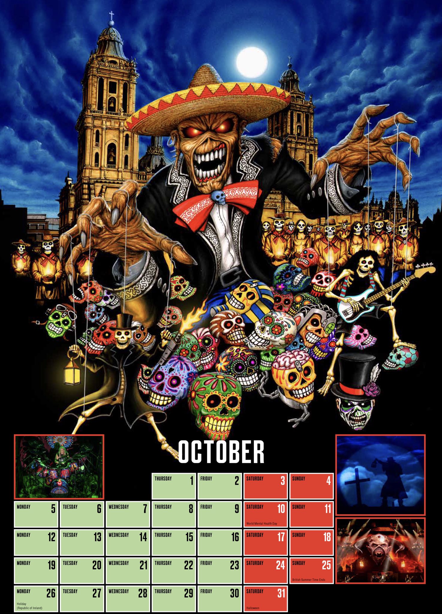 Iron Maiden For Those Of You That Flipped Over Your Im Calendar Yesterday Before Seeing The Unveiling Of Nights Of The Dead Yes We Play The Long Game At Maiden Iron Maiden For Those Of You That Flipped Over Your Im Calendar Yesterday Before Seeing The Unveiling Of Nights Of The Dead Yes We Play The Long Game At Maiden