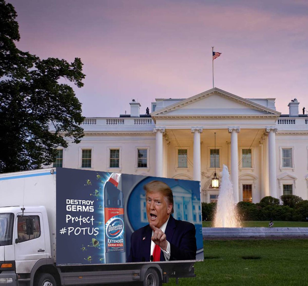 loftboxtv's tweet photo. @theJeremyVine it looks like Trump has had his med’s delivered! https://t.co/RQPvvxzJ7N