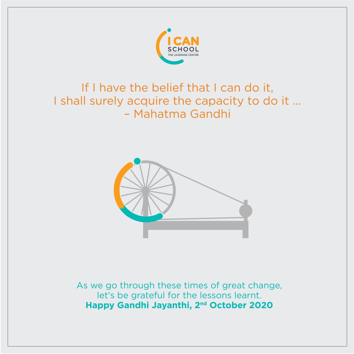ICanSchoolMys's tweet photo. #MahatmaGandhi #GandhiJayanti #GandhiJayanti2020 #Bapu #HappgGandhiJanyanti #150yearsofGandhi #150yearsofMahatmaGandhi #icanschool #ICan #cambridgeint #cambridgelearners #mysore https://t.co/ZCOWCLATpo