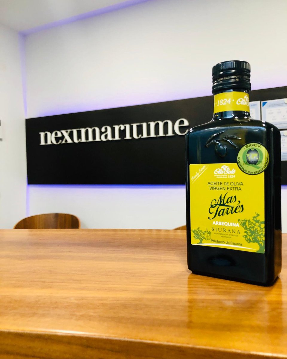 Today we've recieved a very special package from <a href="/olissole/">Olis Solé</a> ! Some call it liquid gold for a reason! #happyfriday #NextMaritime #NextTogether