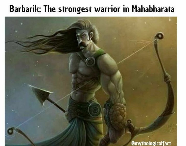 The son of Ghatokach, Barbarik was listening to all this. He replied to Arjuna that you are insulting all the other brave men by making such a statement. I can finish this war in few seconds with the divine weapons given to me by Sidhambika devi.