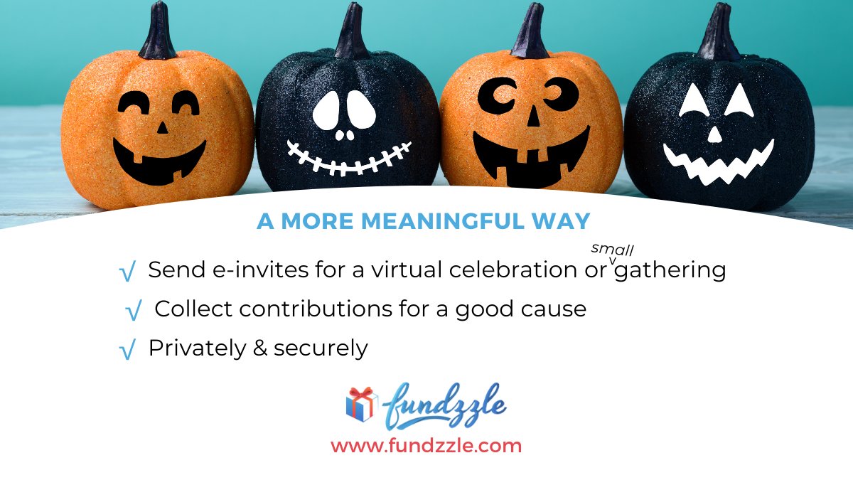 Add a charitable twist to any occasion 🎃
#halloween2020 #virtualfundraiser