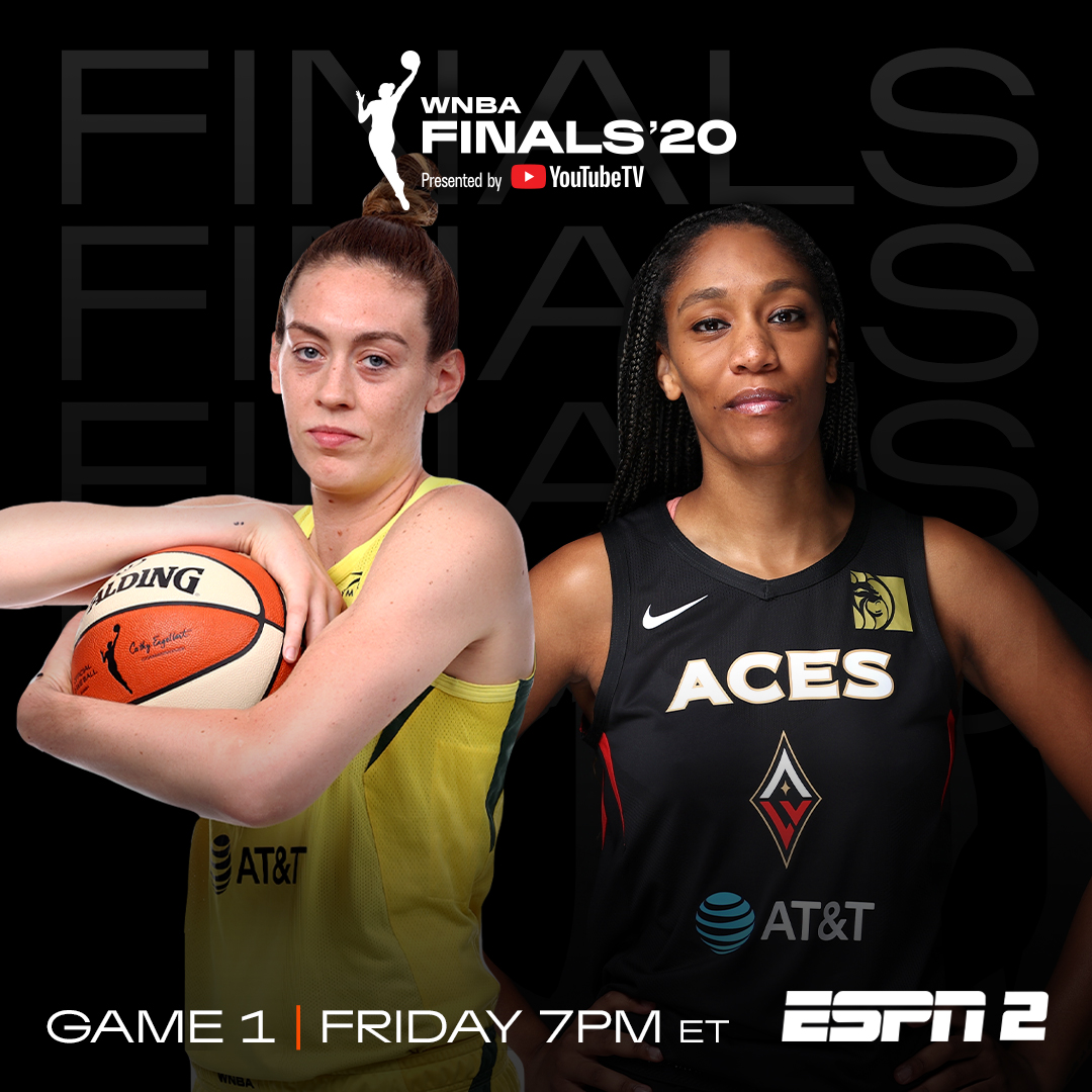 WNBA's tweet photo. The day we've been waiting all season long for.

The #WNBAFinals Presented by @YouTubeTV tip off TONIGHT at 7pm/et on ESPN2. TUNE IN ‼️ https://t.co/JreHLCvGw4