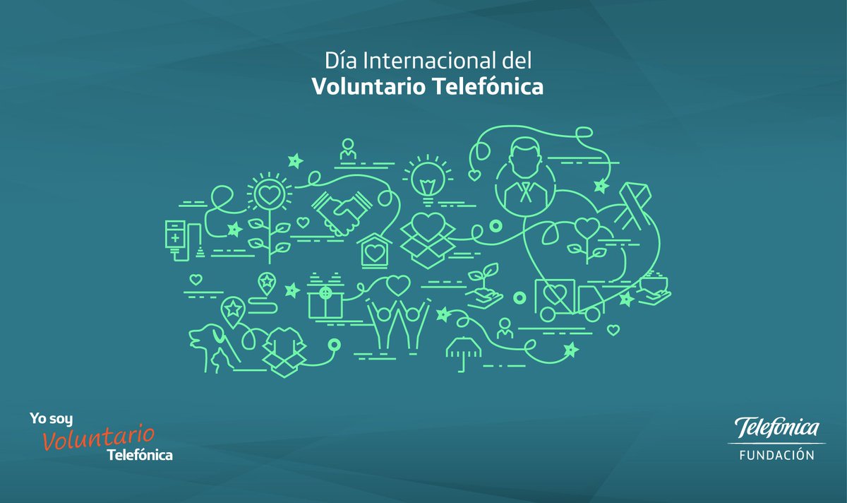 Hoy es un gran día: todos los empleados nos movilizamos en el Día Internacional del Voluntario en <a href="/Telefonica/">Telefónica</a> para ayudar a la sociedad en proyectos. En mi caso, con mis compañeros del Sur ayudando a <a href="/FDIfundacion/">Fundación FDI</a> #DIVT <a href="/VolunTelefonica/">Voluntariado de Telefónica</a> #Telefonicos <a href="/fundacionTef/">Fundación Telefónica</a>