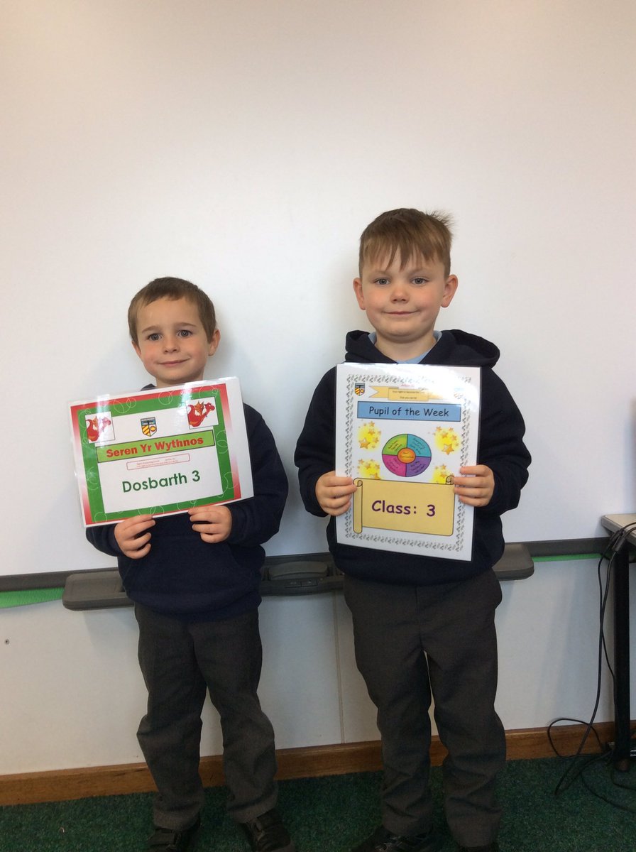 BryncethinPS3's tweet photo. Pupil of the week for fantastic number work and seren yr wythnos for class 3. https://t.co/bUfc06enkC