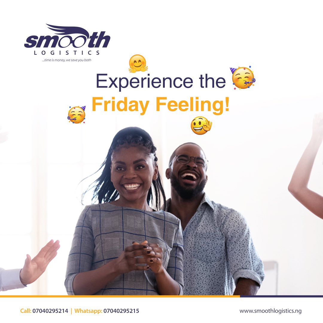 SmoothLogistics's tweet photo. How do you intend to share in the Friday experience today?

Tell us your plans for this evening.

#FridayFeeling #FridayVibes #weekend #smoothlogistics https://t.co/Jr9pvI9wh9