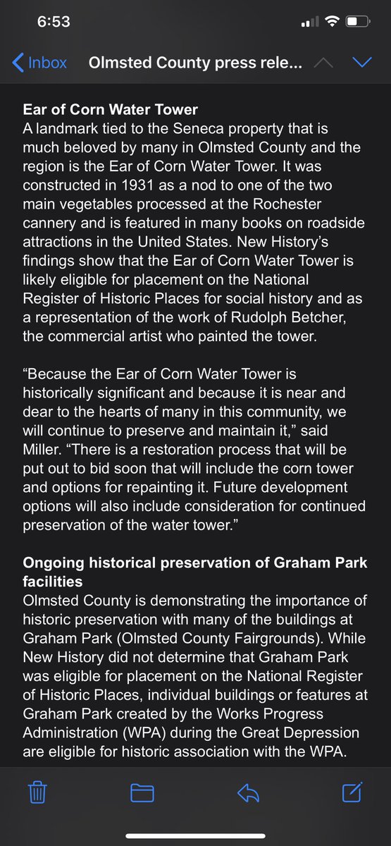 The corn tower stays. #rochmn https://t.co/XhaVX06fcw