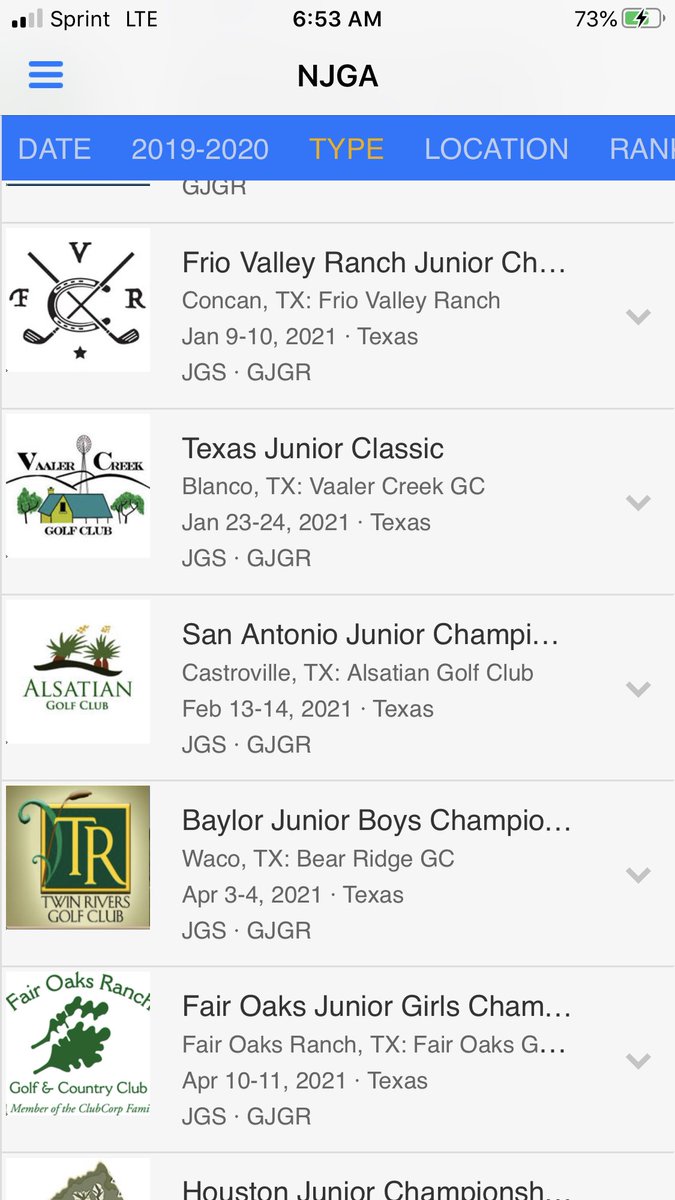 <a href="/JrGOLFparents/">Junior Golf Parents</a> I am the new Texas Tournament Director for <a href="/NJGAGolf/">National Junior Golf Association</a>! Check out our great line up of junior golf tournaments all throughout Texas with more to come! Sign up at nationaljrgolf.org! #thepathtocollegegolf