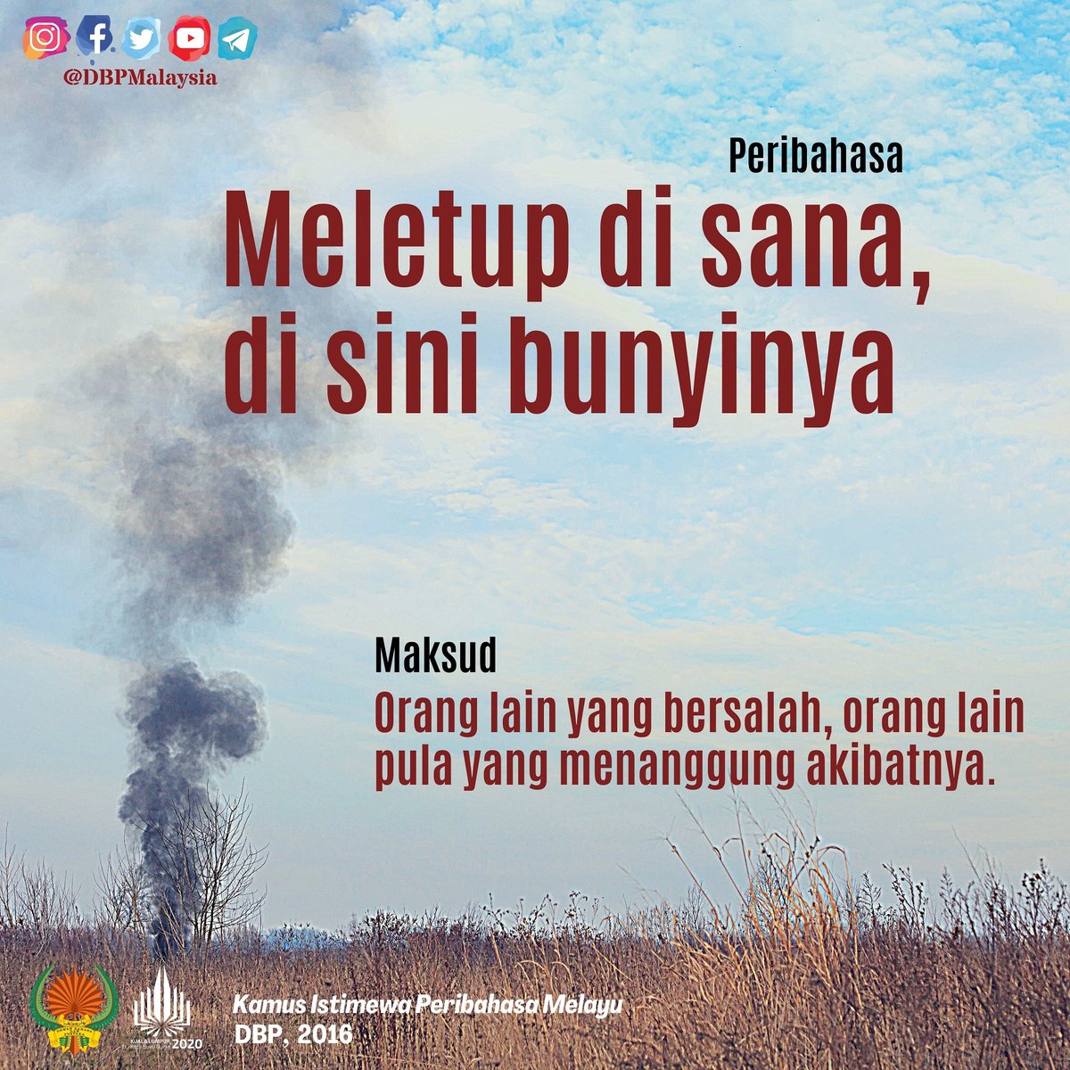 DBPMalaysia's tweet photo. Peribahasa

#Peribahasa
#MalaysiaMembaca
#BahasaJiwaBangsa
#DekadBahasaKebangsaan
#KLWBC2020 https://t.co/8I8uEphhPq