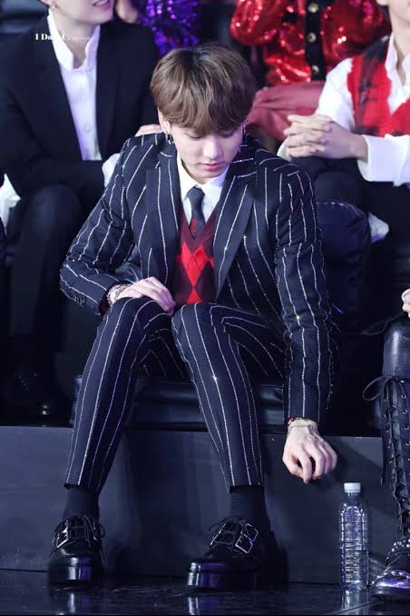 Don't you love it when jungkook goes full on cute anime girl mode with his legs ?