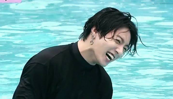 Don't you love it when jungkook smiles brightly with his adorable nose scruch?