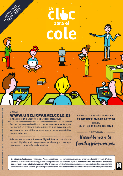 pmariasantcugat's tweet photo. Clica en https://t.co/GEFbXtkANZ y los beneficios de las donaciones las usaremos para comprar material para el cole. El código es 08026038 💪
#unclicparaelcole #ayuda #iniciativas #amazondigitallab #amazon #santcugat #educaciondigital https://t.co/sPCb8Wd17t
