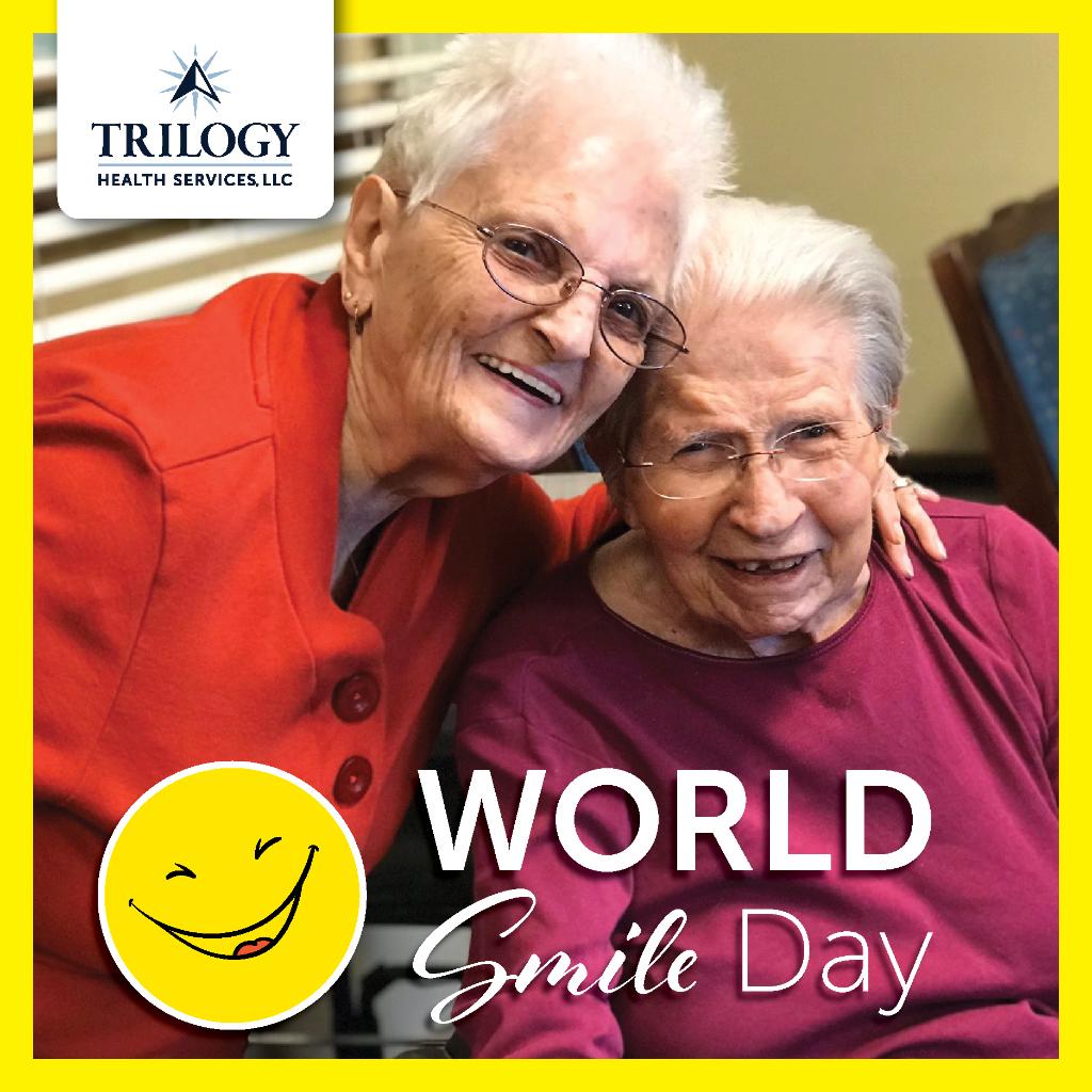 BridgePointeHC's tweet image. Happy World Smile Day from the Trilogy family!