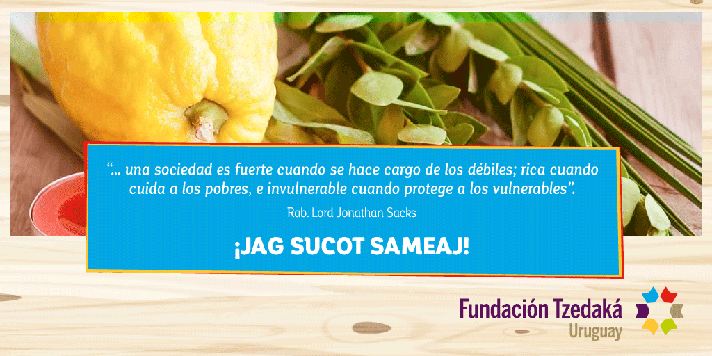 La festividad de Sucot (cabañas) nos invita a salir de la seguridad de nuestra casa y vivir durante una semana a la merced de la intemperie, reafirmando nuestra propia vulnerabilidad. ¡JAG SUCOT SAMEAJ!
#sucot #tzedaka #fundaciontzedaka