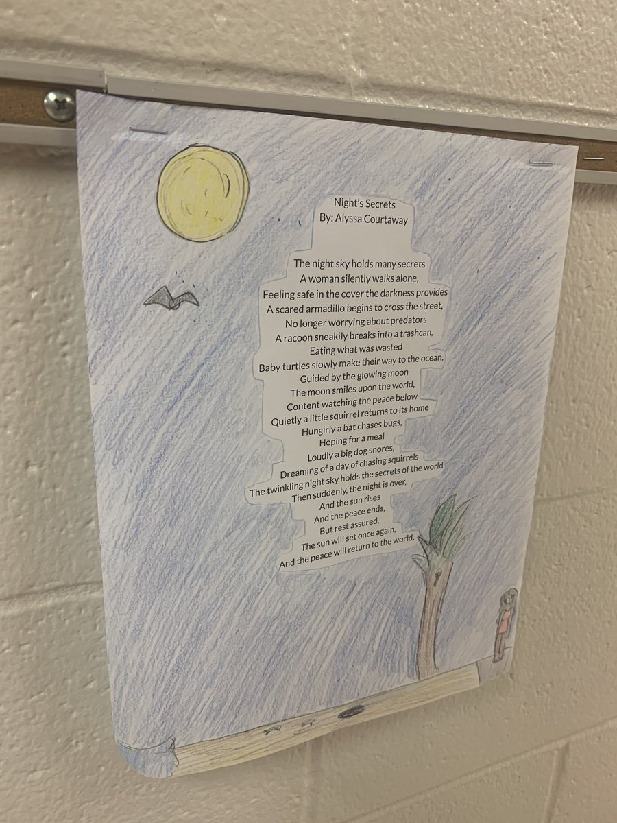 MrsSommerWMS's tweet photo. A lot of weird this school year but love the normal of seeing student work displayed in our halls! #WMSTigerStrong #TigerWMS #SoPositiveItsSpooky https://t.co/ofYf1EW8QD