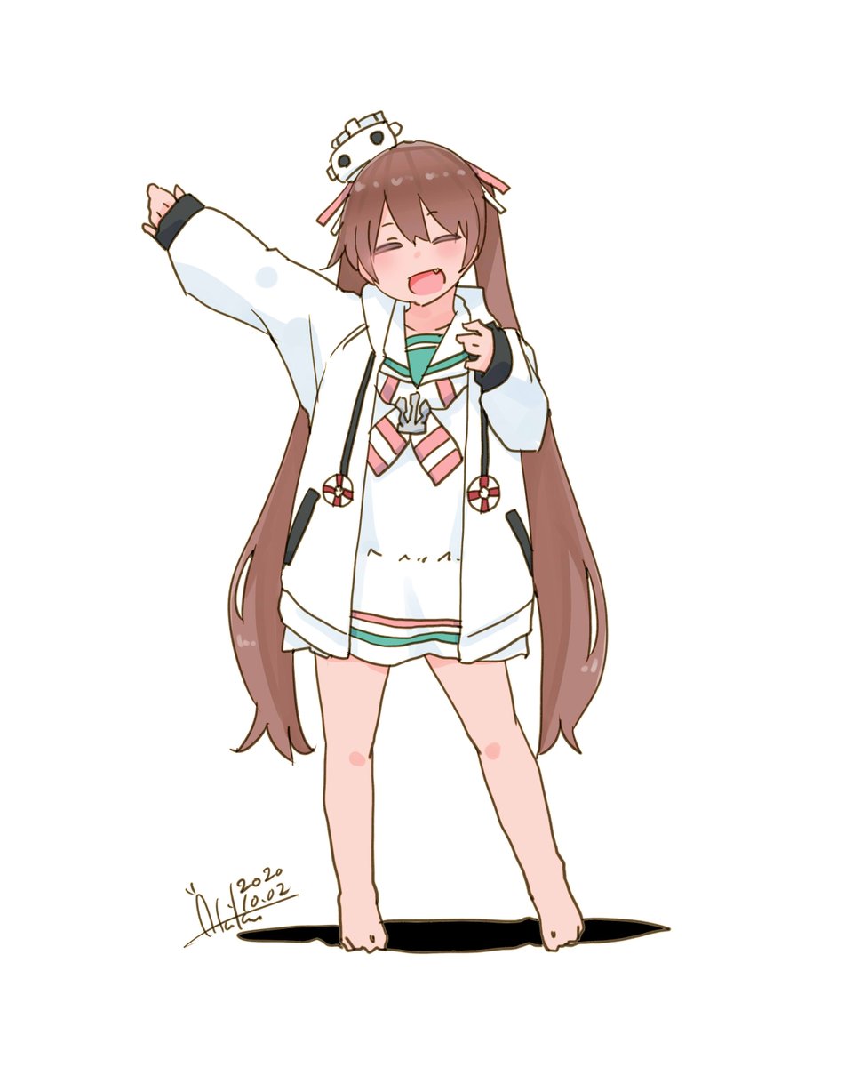 リベッチオ(艦これ) 「リベッチオ『ボンジョールノー!』
#艦これ版深夜の真剣お絵描き60分一本勝負
#」|あき缶@inicaのイラスト