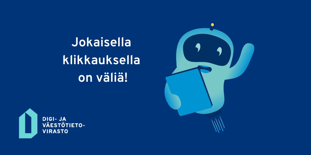 Digi- ja väestötietovirasto tweet media