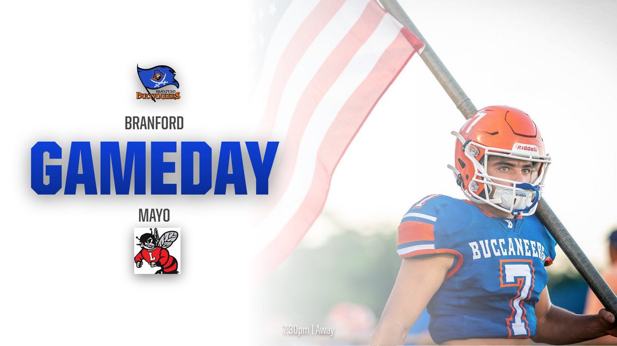 Brian T. Lewis (@blewis22) on Twitter photo Finally GAMEDAY!!! The Helmet comes home tonight!
#GoBucs
<a href="/FHSAA/">FHSAA</a>
<a href="/FlaHSFootball/">FloridaHSFootball.com</a>
<a href="/T_2the_C/">Tim Clark</a>
<a href="/BranfordHigh/">Branford High School</a>
<a href="/NorthflJohnson/">904 Sports</a>
<a href="/HSSportsFL/">HSSportsFlorida</a>
<a href="/MaxPreps/">MaxPreps</a>
<a href="/FLgridironpreps/">Florida Gridiron Preps</a>
<a href="/E_2the_C/">Erin Tyler Clark BS, LAT, ATC, NREMT</a>
<a href="/FredSnapper30/">Alex O'Quinn</a>
<a href="/LCR_Sports/">Lake City Sports</a> Finally GAMEDAY!!! The Helmet comes home tonight!
#GoBucs
<a href="/FHSAA/">FHSAA</a>
<a href="/FlaHSFootball/">FloridaHSFootball.com</a>
<a href="/T_2the_C/">Tim Clark</a>
<a href="/BranfordHigh/">Branford High School</a>
<a href="/NorthflJohnson/">904 Sports</a>
<a href="/HSSportsFL/">HSSportsFlorida</a>
<a href="/MaxPreps/">MaxPreps</a>
<a href="/FLgridironpreps/">Florida Gridiron Preps</a>
<a href="/E_2the_C/">Erin Tyler Clark BS, LAT, ATC, NREMT</a>
<a href="/FredSnapper30/">Alex O'Quinn</a>
<a href="/LCR_Sports/">Lake City Sports</a>