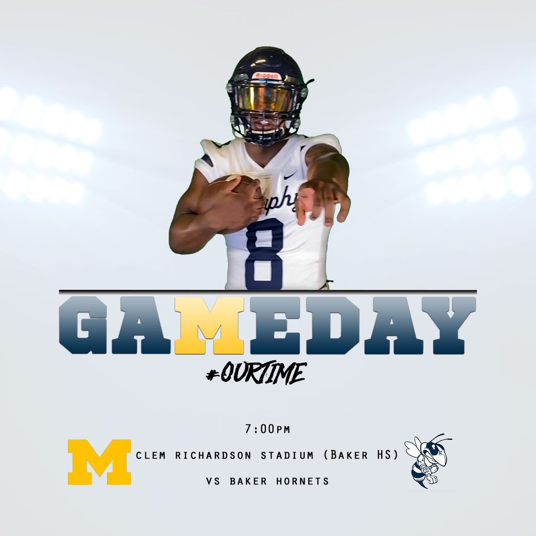 🔥 Playoff-Like Matchup TONIGHT 
🏈 Region Rivalry vs <a href="/BakerHornetsFB/">Baker Football</a> 
📍 Clem Richardson Stadium (Baker HS)
📺 <a href="/mcpssTV/">mcpssTV</a> 📻 <a href="/1055wnsp/">105.5 WNSP</a> 
📲Follow <a href="/murphypanthers/">Murphy Panther Football 🏈</a> on Twitter for LIVE updates starting at 7pm #murphy #baker #PantherPride #ourtime