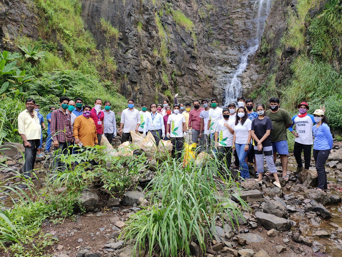 dharmeshbarai's tweet photo. 4 Anniversary of #WaterfallCleanupDrive Shiravane Waterfall, Nerul, Huge contribution of All Volunteers for the Noble Cause for 18th Waterfall.
200kg+ trash removed #WaterfallConservation #WaterfallTourism
@maha_tourism @AUThackeray @ErikSolheim @PulseNaviMumbai @RandeepHooda https://t.co/dI5oxviHug