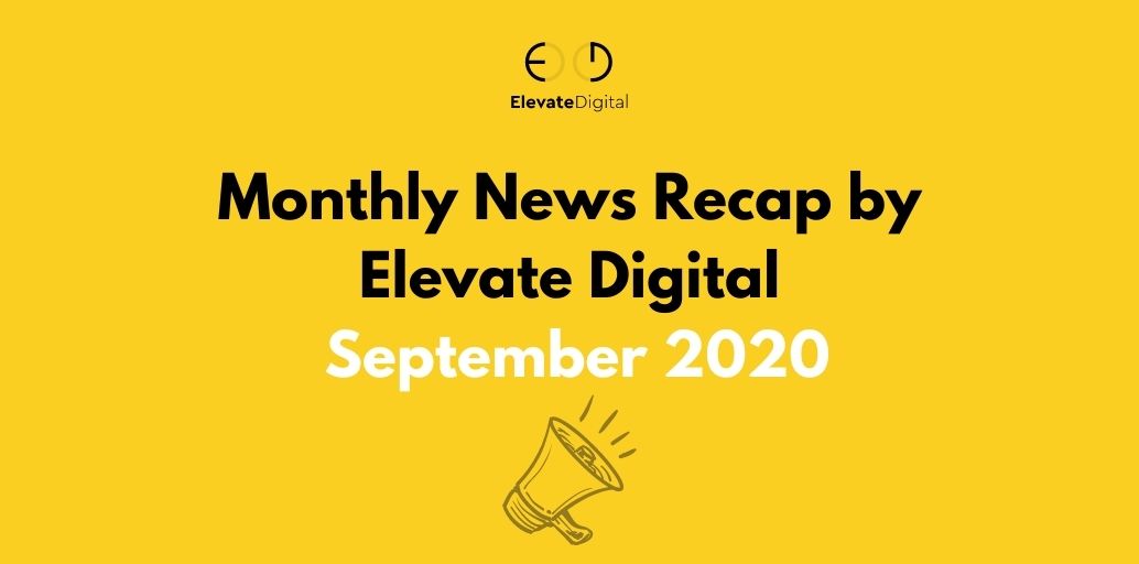 ElevateHongKong's tweet photo. The September 2020 edition of our "Monthly News Recap by #ElevateDigital" is available through the link below and it brings us a solid portion of exciting news and events!
https://t.co/jjyOTkCc8Y https://t.co/hrVGkv9aTr