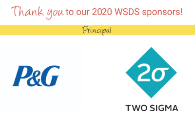 AmstatNews's tweet photo. Thank you to our #WSDS2020 principal sponsors: @ProcterGamble and @twosigma. We truly appreciate your support this year! https://t.co/u80tuX2r1C https://t.co/RgoZcrhlUG