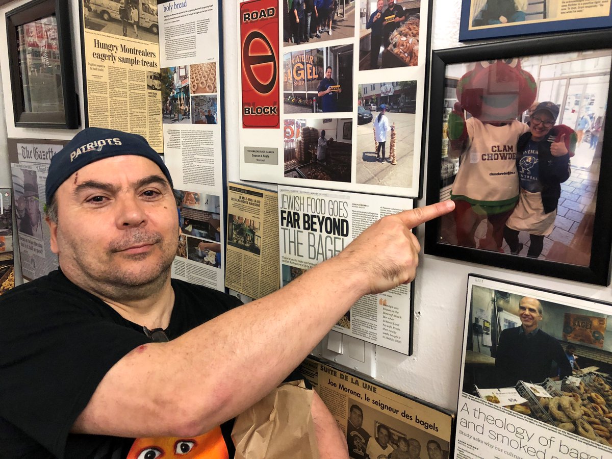 clamchowder7's tweet photo. @EarlSkakel @DougnWindyCity #Montréal #MontrealGazette #Bagel2020 #TheBestTInTheCity WHEN YOU VISIT MONTREAL-QUEBEC-CANADA ! RUSH FAST ! AT THE GREATEST BAGELS ON ERTH! ST-VIATEUR BAGEL SHOP ! THANK YOU VERY MUCH! THE MORENA FAMILY ! @StViateurBagel #makeitcanadian CANADA LOVES AFL ! #AFL #GoDees #godess https://t.co/wNpjOjyBvK