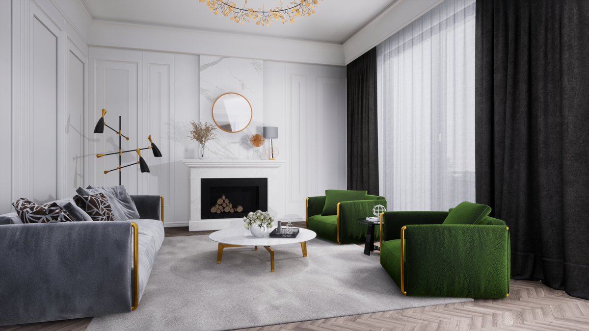 New interior render. Made with <a href="/Twinmotion/">Twinmotion</a> 
No post production, render time less than half a minute. 3D Model by DoanNguyen.