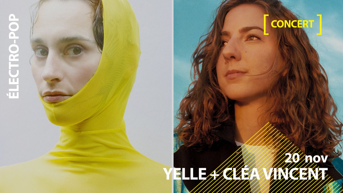 LeMetronum's tweet photo. 🔥 YELLE + CLÉA VINCENT // 20 NOV 🔥
Le Metronum invite deux (en)chanteuses de la pop française pour un concert couleur fluo : @Yelle et
@Clea_Vincent !
🎟 Billets en vente ici : https://t.co/xFoOOr8p98
#yelle #cleavincent #concerts #lemetronum #toulouse #electropop https://t.co/PoaybGxMCQ