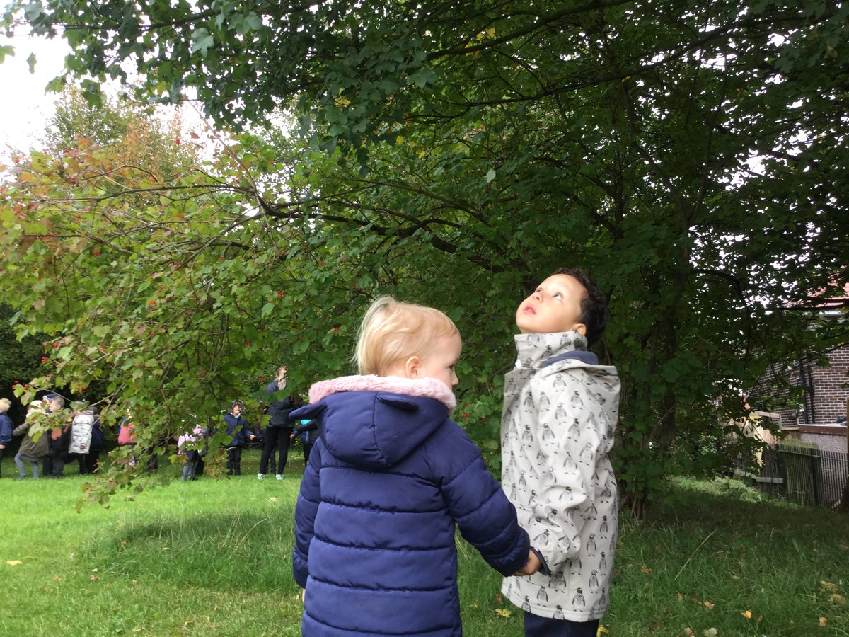 MeynellSchool's tweet photo. The FS2 children enjoyed looking for Autumn treasures including sticks, leaves and feathers. We also heard lots of nature sounds including birds tweeting and airplanes flying. Part 2. #weexplore https://t.co/SsxLzpQbAL