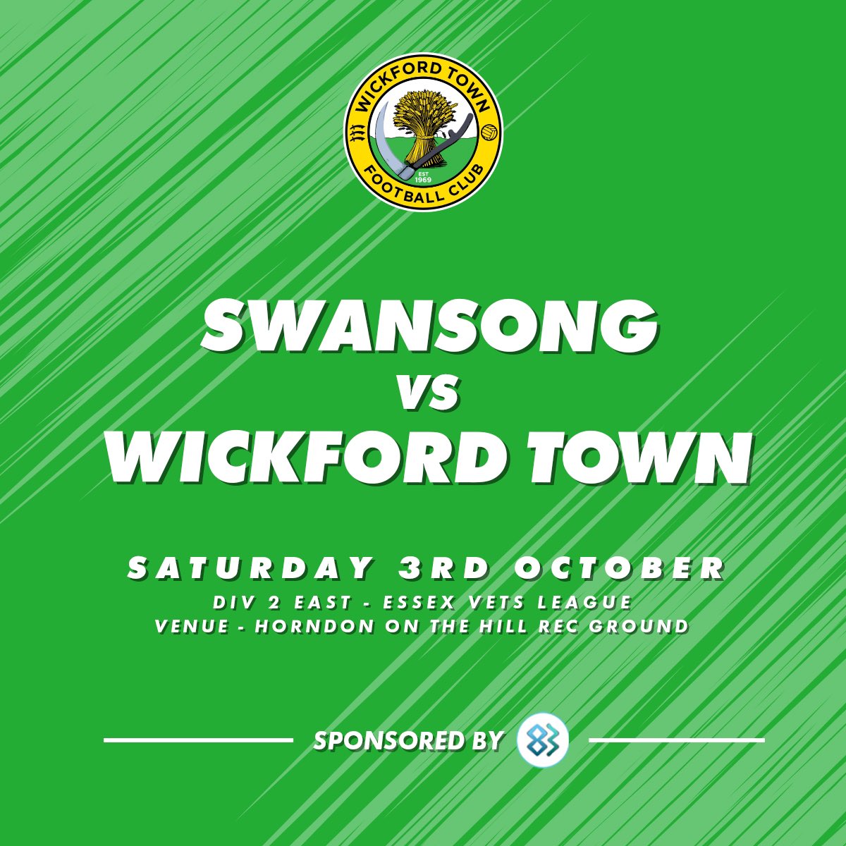 This Saturday we are away to <a href="/swansong_fc/">SwansongFC</a> in the <a href="/EssexVetsLeague/">Essex Vets League</a> div 2 East