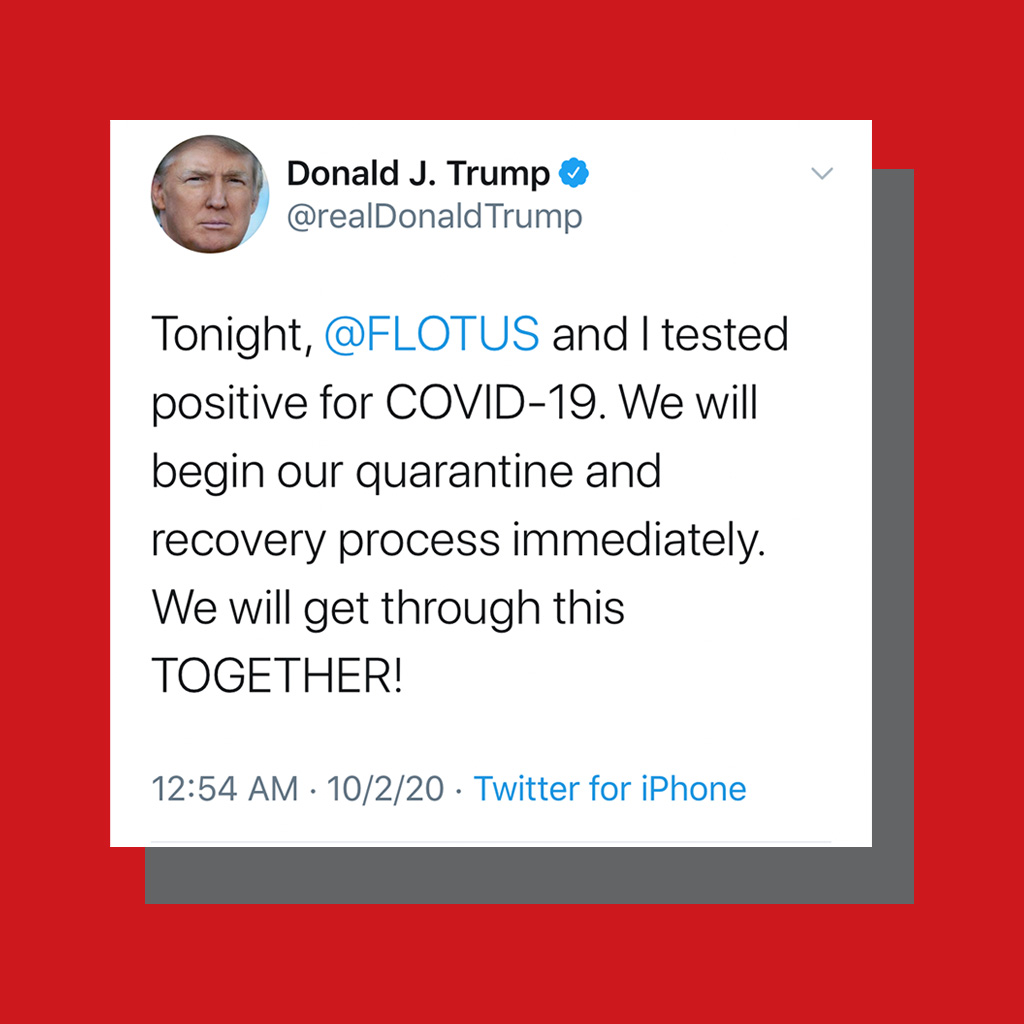 Politico On Twitter It Started With A Tweet At 12 54 A M Hours After News Broke That His Top Aide Hope Hicks Had Tested Positive For Coronavirus President Trump Tweeted That He And