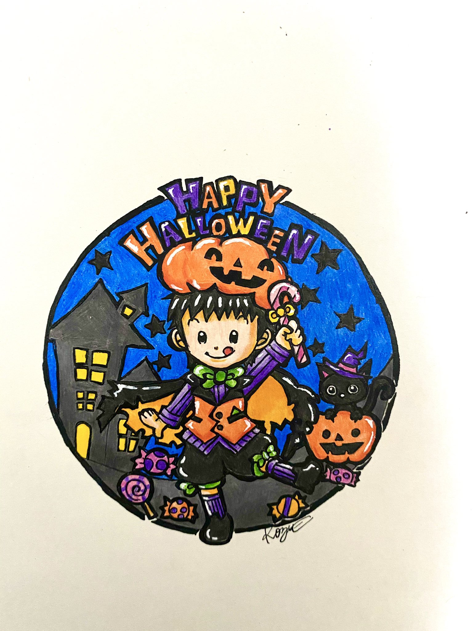 𝐊𝐨𝐳𝐮𝐄 10月の個人用のlineアイコンイラスト 毎年10月はハロウィン モデル 毎度ながら息子 5歳 色鉛筆 Gペン ホワイト Lineアイコン 色鉛筆画 絵描きさんと繫がりたい イラスト好きさんと繋がりたい T Co Ukmdkyhagc