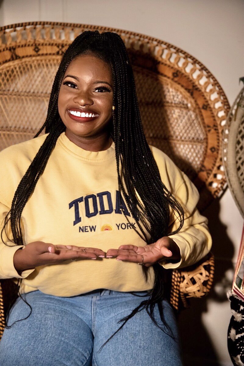 stylesbymion's tweet photo. BREAKING NEWS: I have spent a lot of my time after college doubting my abilities, feeling like a didn’t belong in certain rooms. This week, I’ve officially ❤️become a Researcher for the TODAY SHOW @todayshow trust the process, believe in yourself. https://t.co/QDzfxpqLKb