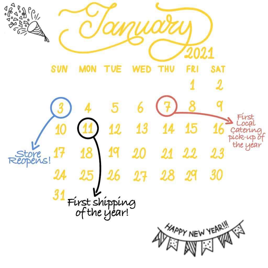 getadun's tweet photo. Our End of Year calendars! Just because we want you to plan ahead adequately, to stay fed through the holidays! Looking forward to feeding you soon! ❤️ #AllIDoIsCook https://t.co/jxGWG8Ap9H