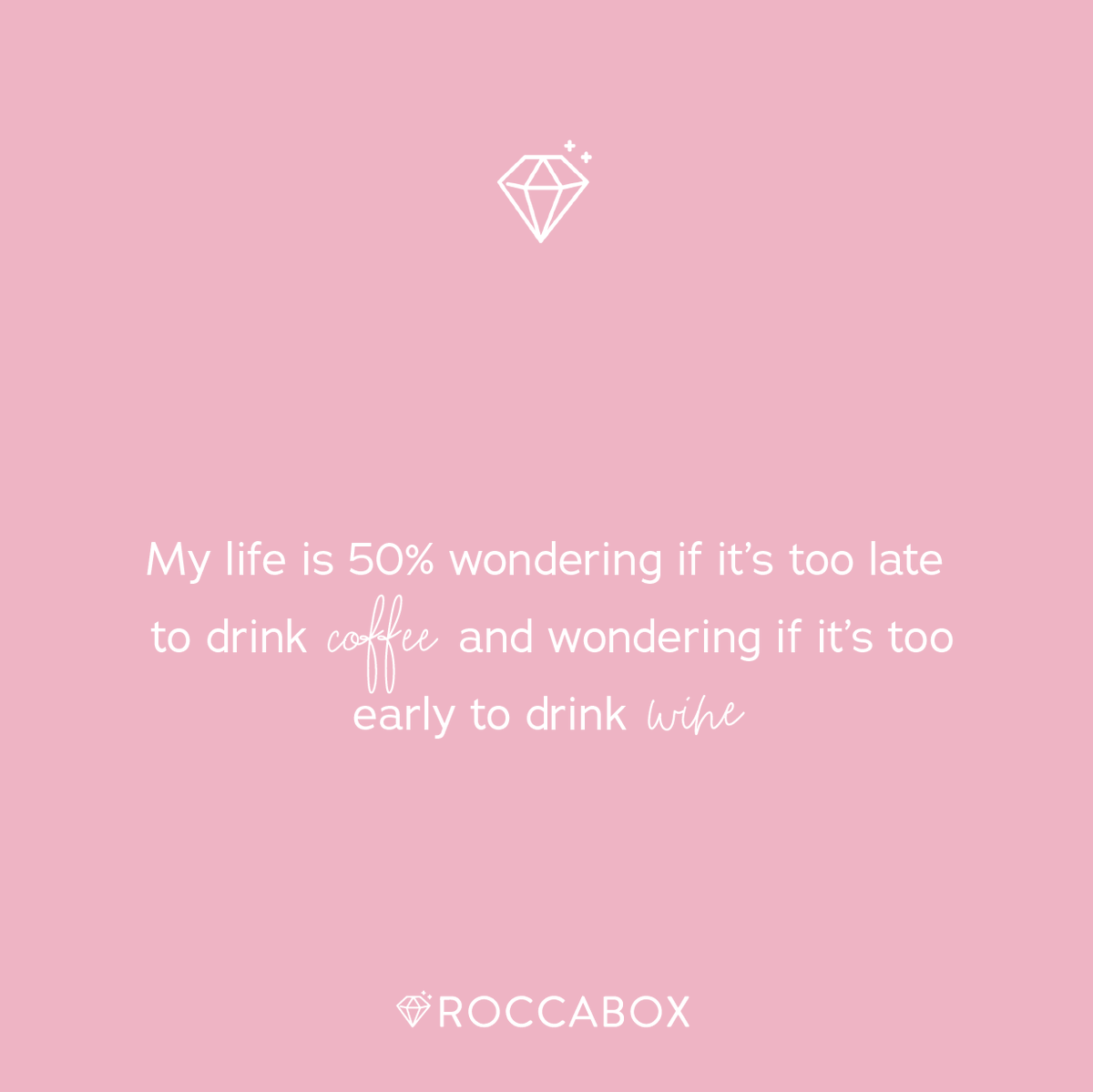 Roccaboxuk's tweet photo. Well... it's 12pm somewhere right? ☕🍷⏰⁠
⁠
#Roccabox #Roccababe #WineTime #NeedCoffeeToFunction https://t.co/de84jHzuVN