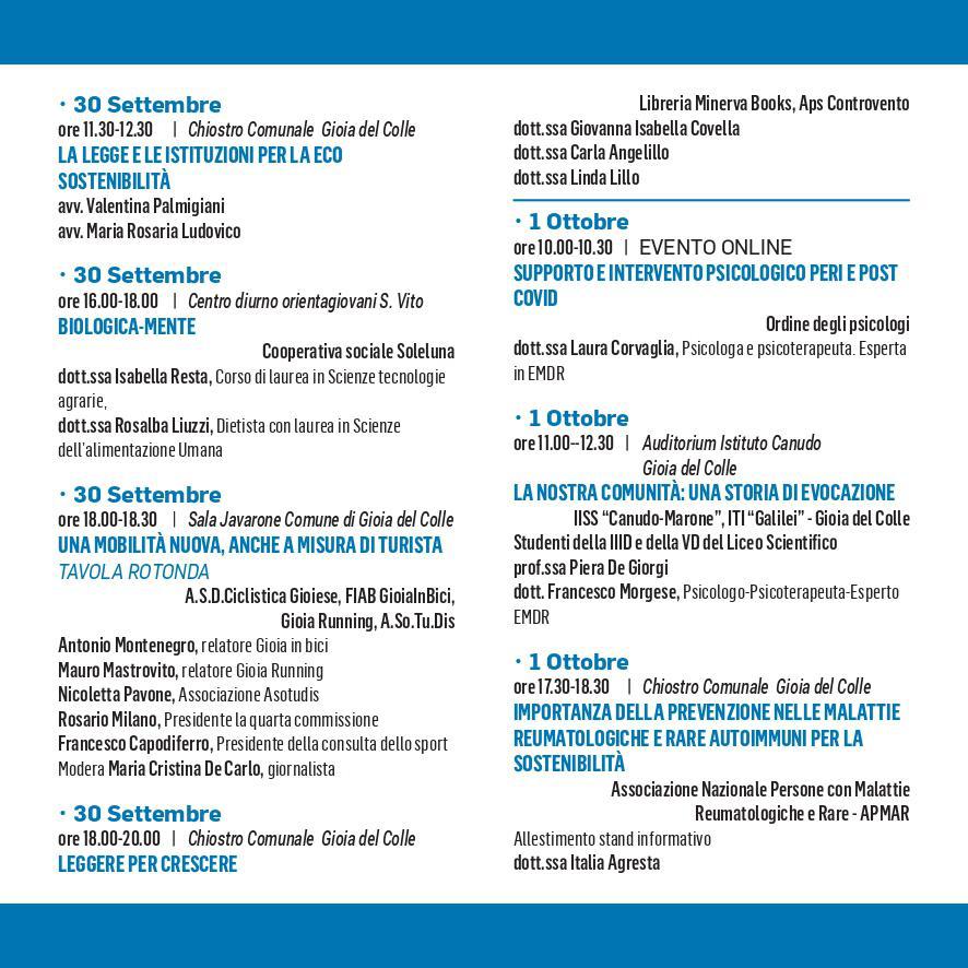 Programma completo. #FestivalSviluppoSostenibile