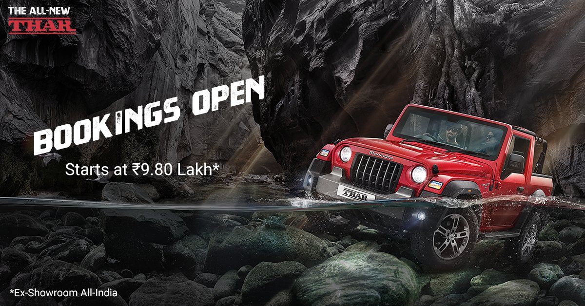 Mahindra Thar on Twitter: Mahindra Thar on Twitter: