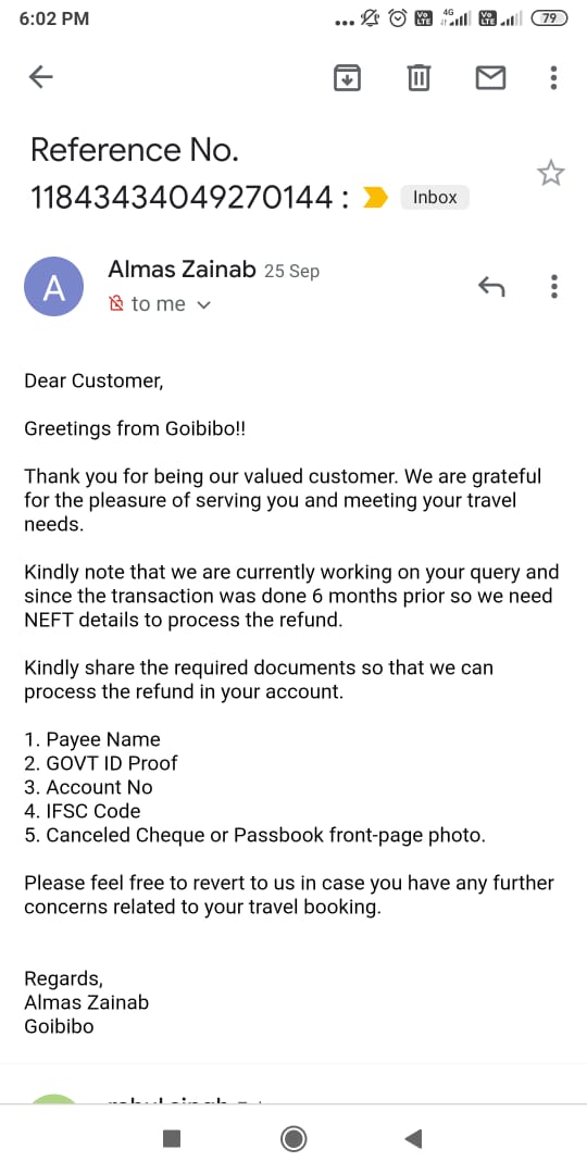 Abhi93Jeet's tweet image. Finally after all these tweets! On 25th I got a call from #Goibibo team saying that my refund is initiated and will be processed in next 48 hours. 
BUT it's been 7days after that mail &amp;amp; call, and I have NOT received my refund amount. 
@ICICIBank @ICICIBank_Care

#FRUSTATING