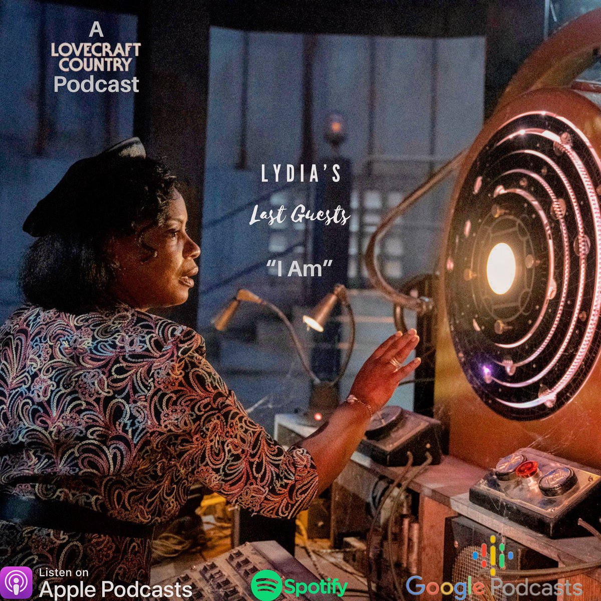 GeePapiPodcast's tweet photo. Another episode of #LydiasLastGuests Reviewing, Breaking Down, Easter Egging, &amp; Black Fact-Finding #LovecraftCountry! Rosalind, Shawn &amp; I dive into episode 7 &amp; discuss the extraordinary adventure of a Black Woman Disturbing the Universe and fully realizing herself uninterrupted! https://t.co/zjAp6IPzX7