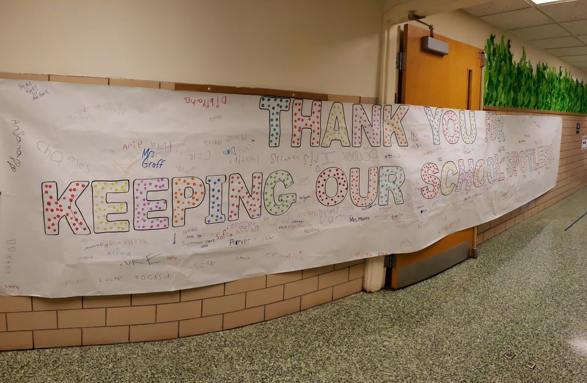 Happy National Custodian Day Mr. Don, Mr. Wade and Mr. Frano!! Thank for keeping our school clean and safe!!