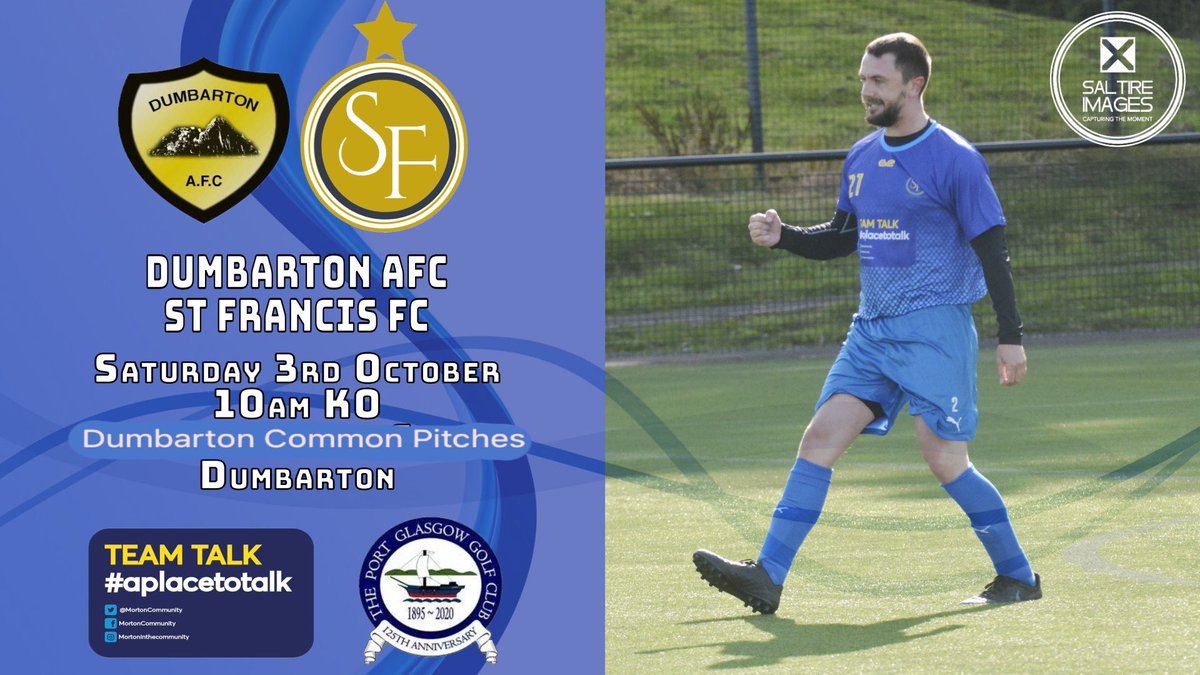 #FixtureFriday is back!

Our first game in @GDSMLOfficial and we’re looking forward to it. 

Fitba!